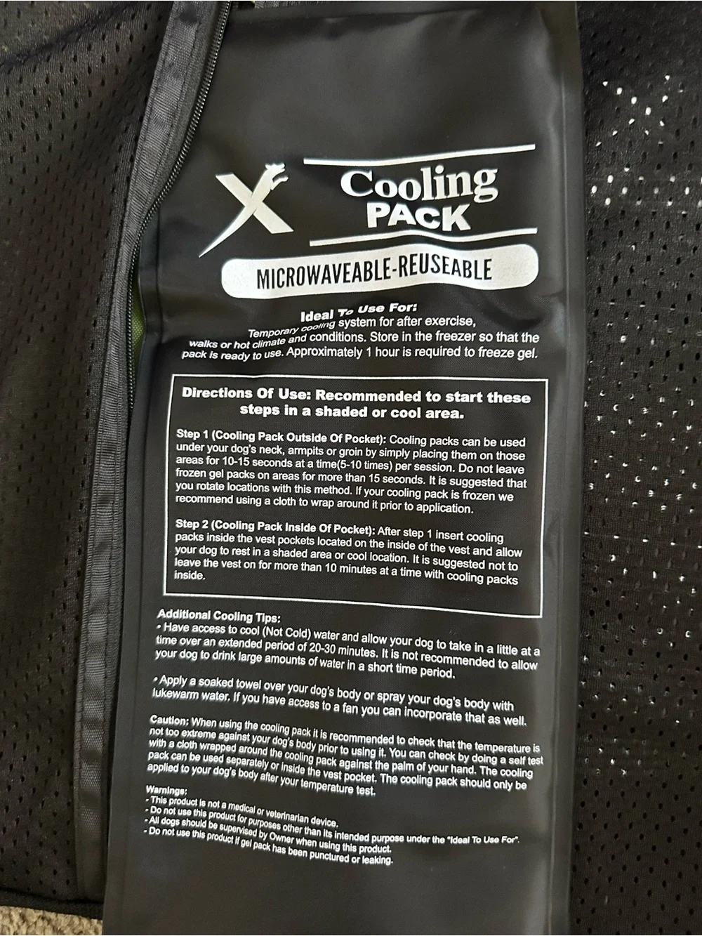 XDOG Weight Vest Harness for Dogs